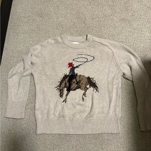 Abercrombie & Fitch Cream Knit Pullover